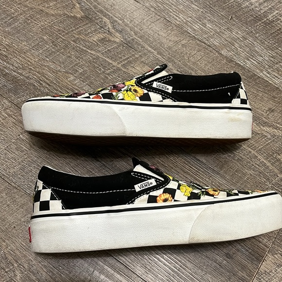 Vans Classic slip on Poppy Checkerboard Black/White - Picture 9 of 10